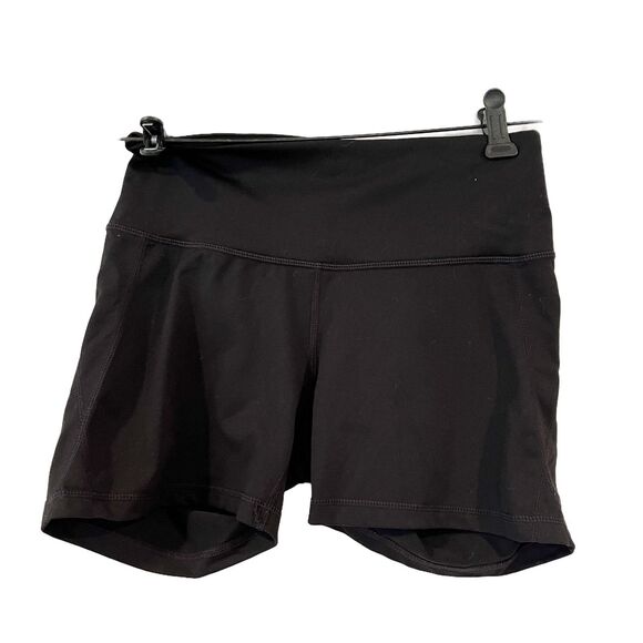 Ododos Black Bike Shorts Workout Gym Small Active Athletic Pull On Running - Picture 1 of 9